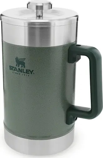 The Stay-Hot French Press 1.4 L Hammertone Green