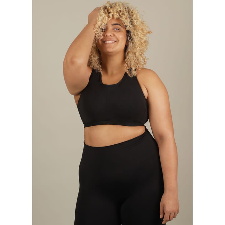StayInPlace Max Support Sports Bra F-Cup Black StayInPlace