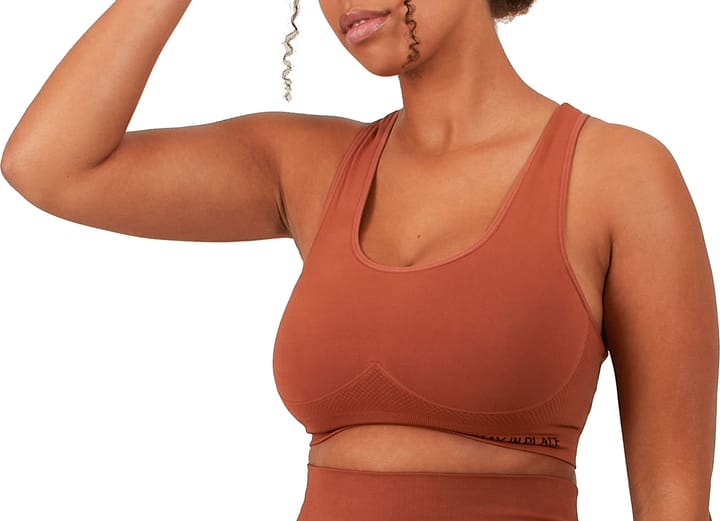 StayInPlace Rib Seamless Bra Rusty Clay StayInPlace