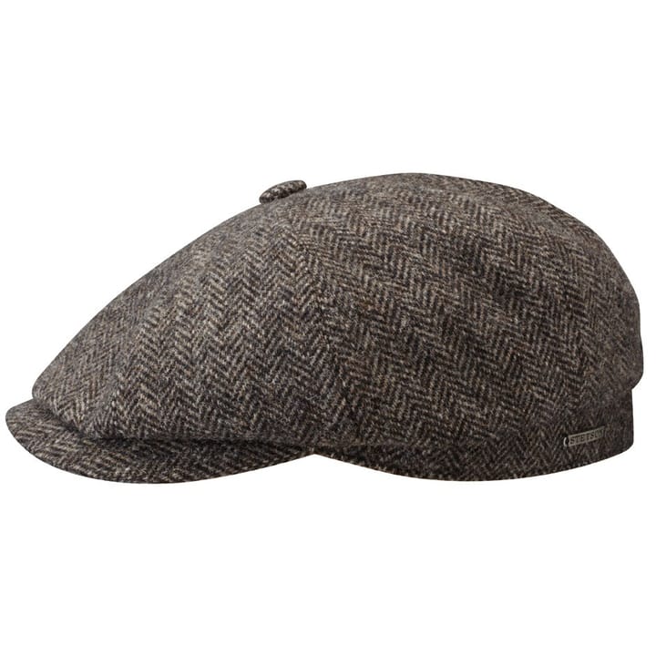 Stetson Men's Hatteras Wool Herringbone Grey Herringbone Stetson