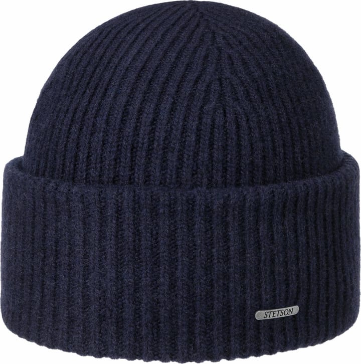 Stetson Classic Uni Wool Beanie Hat Navy Stetson