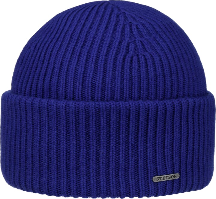 Stetson Classic Uni Wool Beanie Hat Royal Blue Stetson
