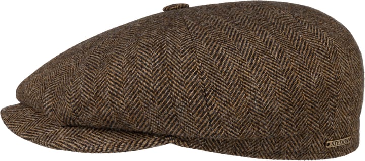 Stetson Men's Hatteras Wool Herringbone Brown Stetson