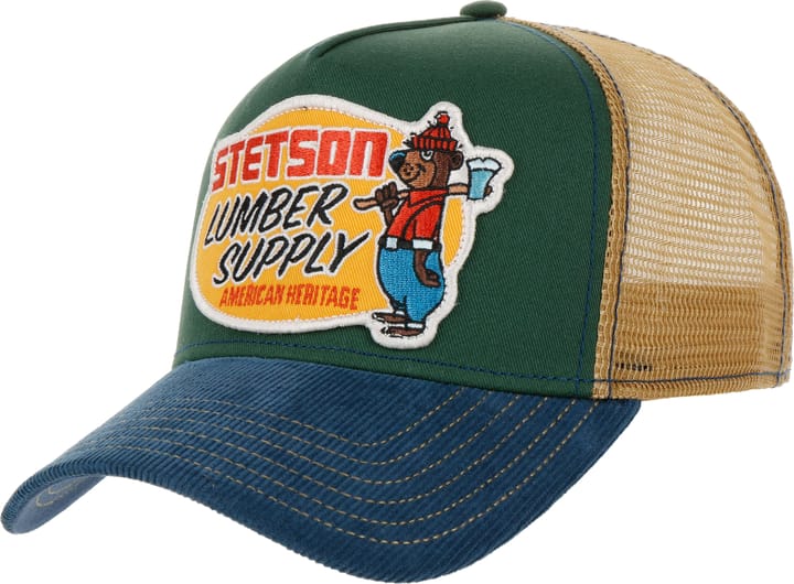 Stetson Men's Trucker Cap Lumber Supply Blue/Green Stetson Stetson Men's Trucker Cap Lumber Supply Blue/Green Stetson