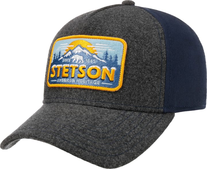 Stetson Men's Trucker Cap Polar Bear Grey/Blue Stetson
