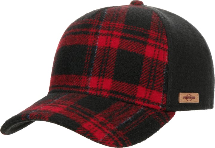 Stetson Men's Trucker Cap Shadow Plaid Black/Red Stetson