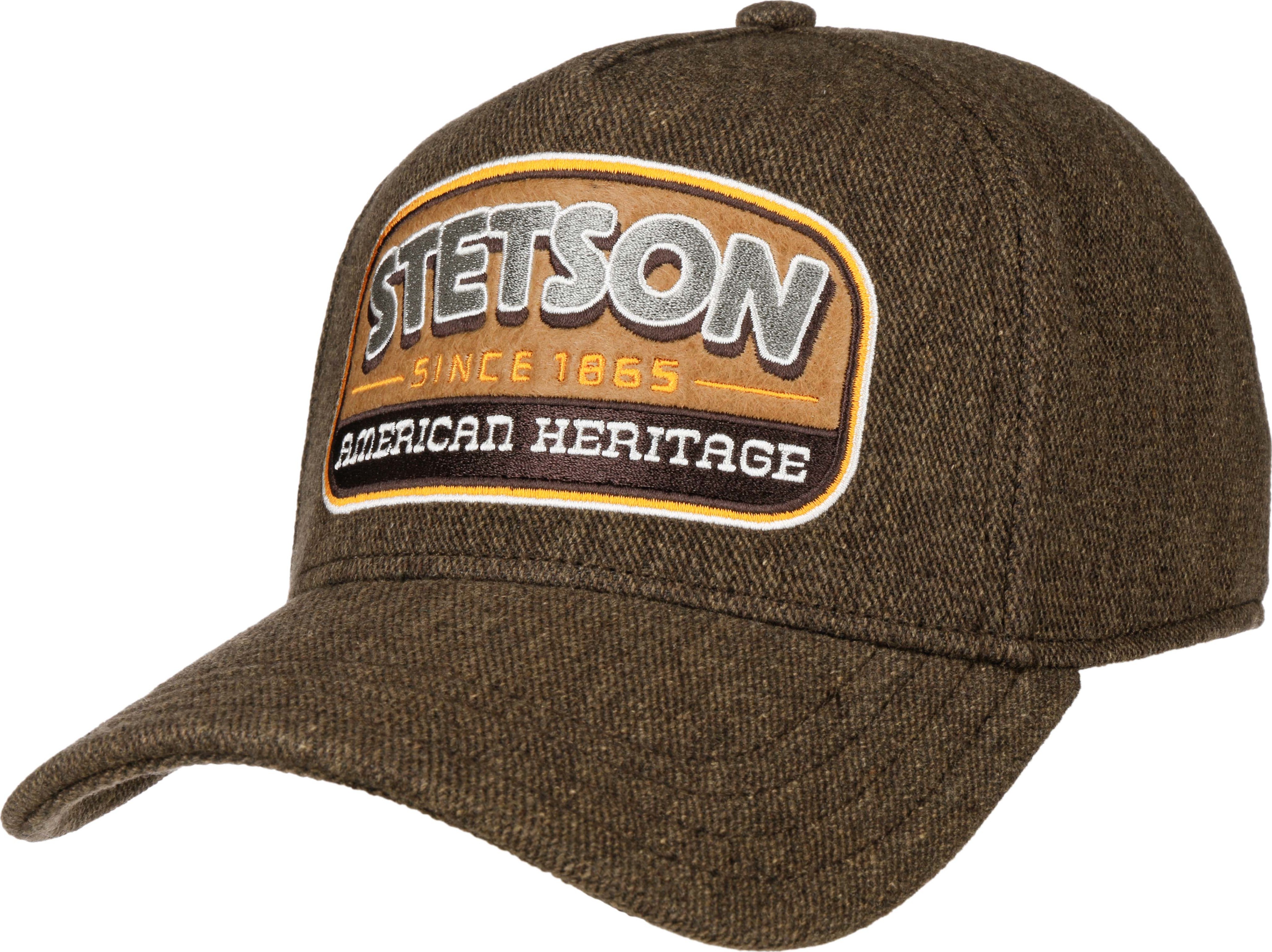 Stetson Men's Trucker Cap Wool/Linen Brown OneSize, Brown