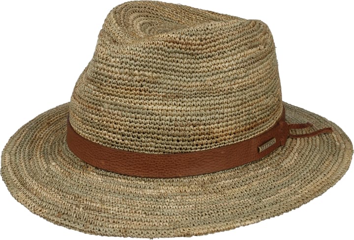 Unisex Traveller Seagrass Crochet beige/green Stetson