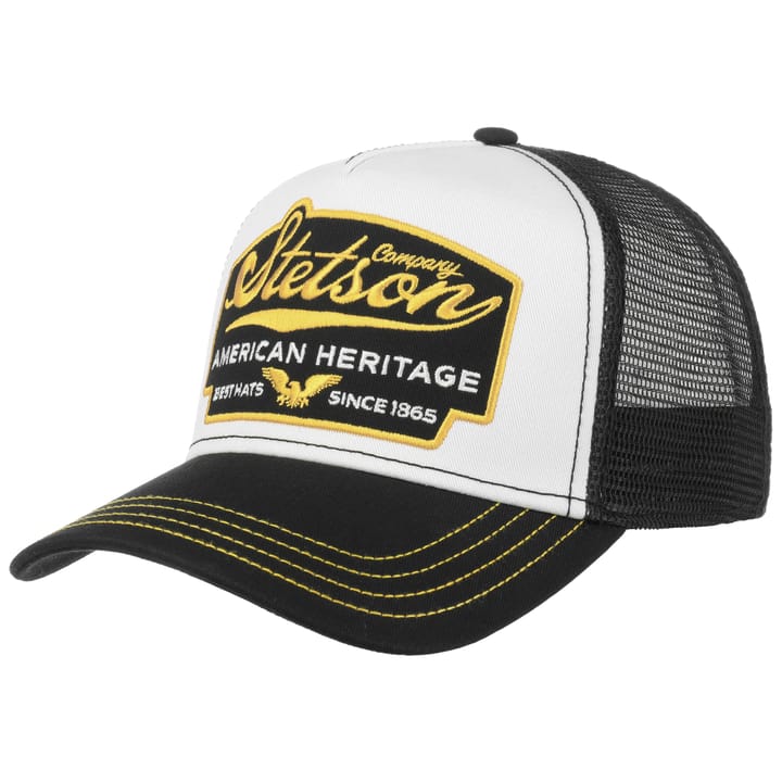 Stetson Men's Trucker Cap American Heritage Black/White Stetson