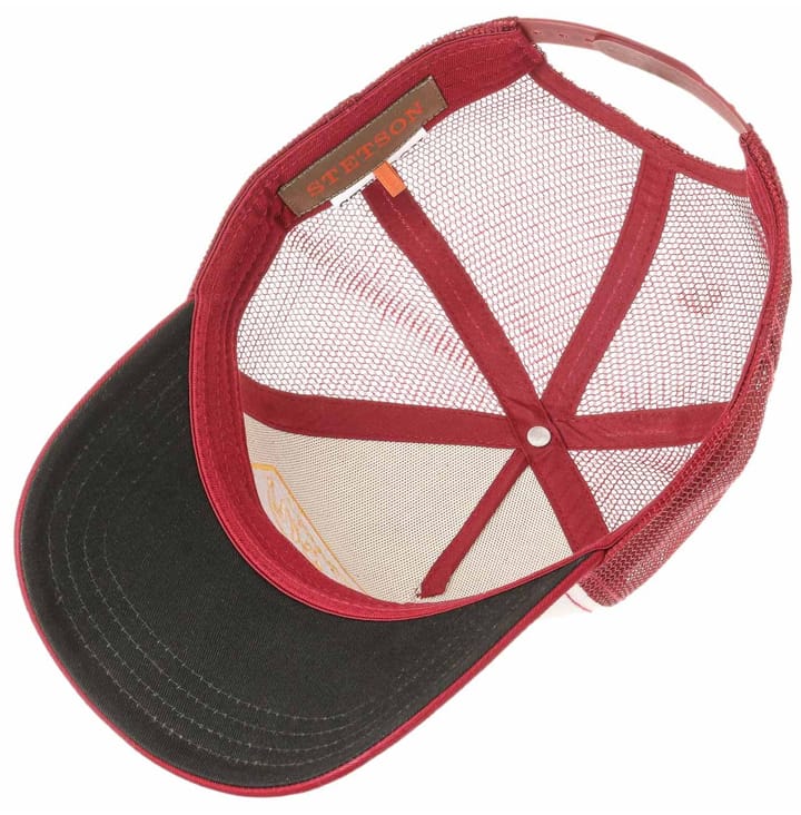 Stetson Trucker Cap American Heritage Wine Red/White Stetson