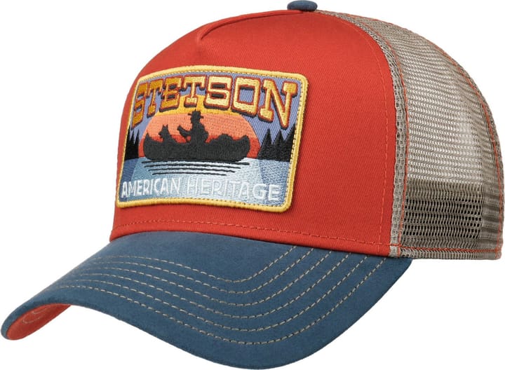 Stetson Trucker Cap Canoe Blue/Red Stetson