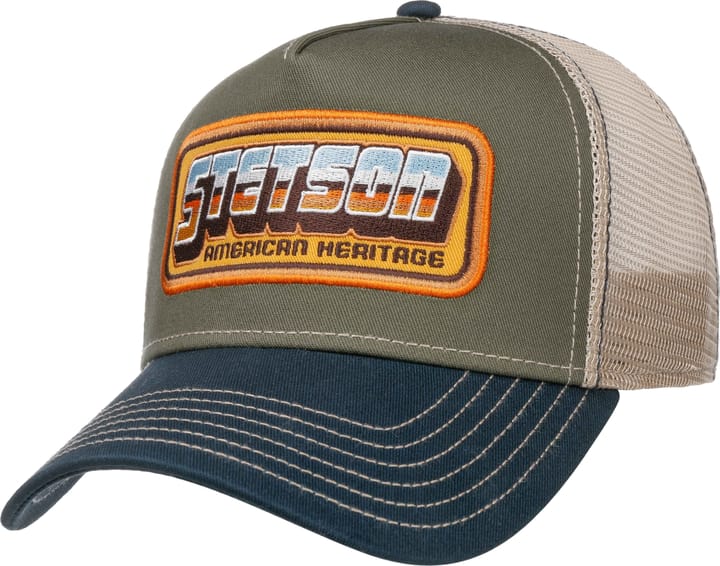 Stetson Trucker Cap Chrome Marine/Olive Stetson