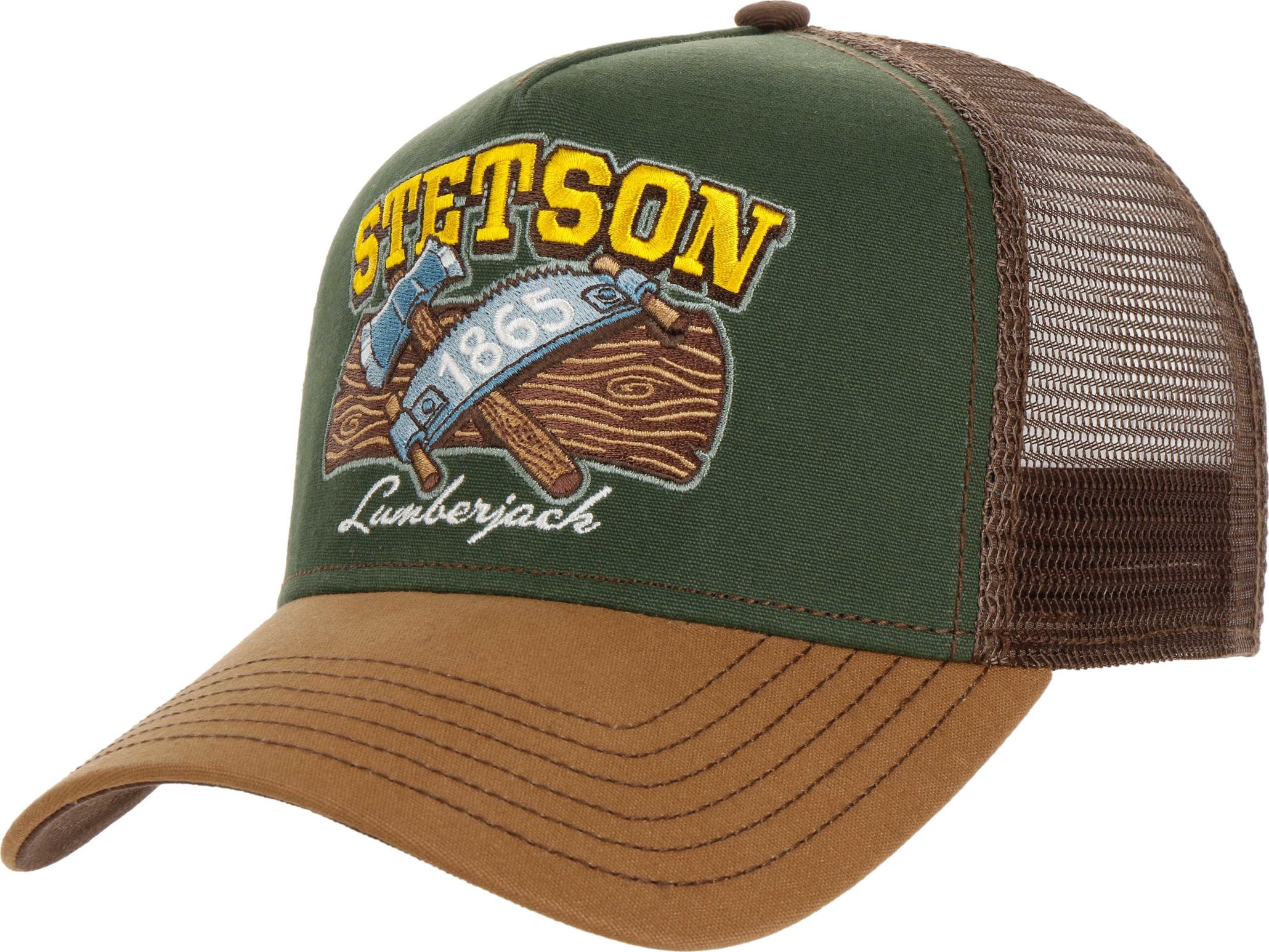 Stetson Men's Trucker Cap Lumberjack Brown