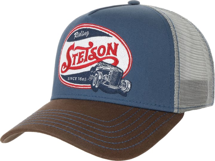 Stetson Trucker Cap Riding Hot Rod Brown/Blue Stetson