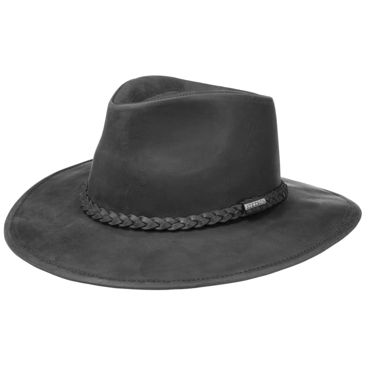 Stetson Western Buffalo Leather Black Stetson