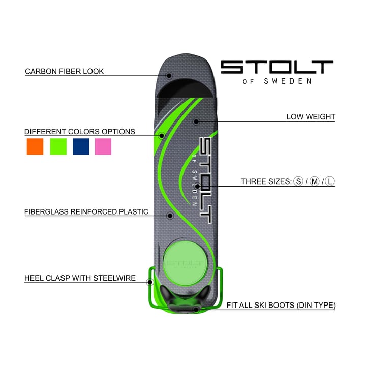 Stolt Bootski Carbon Green Green Stolt