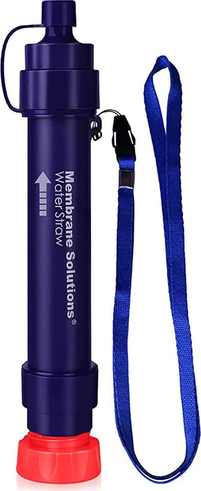 Membrane Solution Water Filter Straw II Blue Membrane Solutions