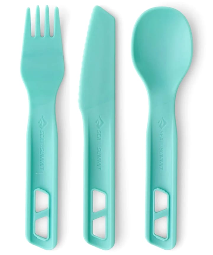 Sea To Summit Passage Cutlery Set 3 Pieces Aqua Sea Blue Sea To Summit