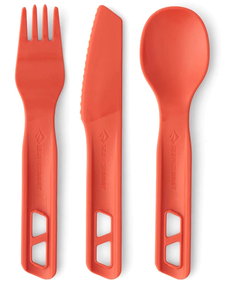 Sea To Summit Passage Cutlery Set 3 Pieces Spicy Orange Sea To Summit