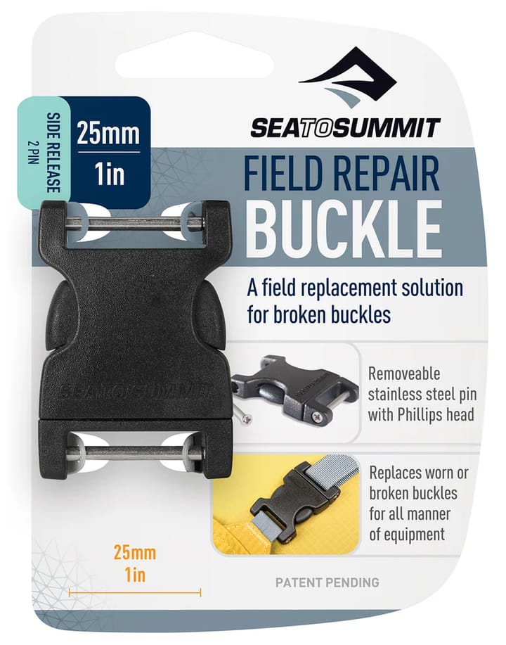 Sea To Summit Buckle 25mm Siderelease 2 Pin Black Sea To Summit Sea To Summit Buckle 25mm Siderelease 2 Pin Black Sea To Summit
