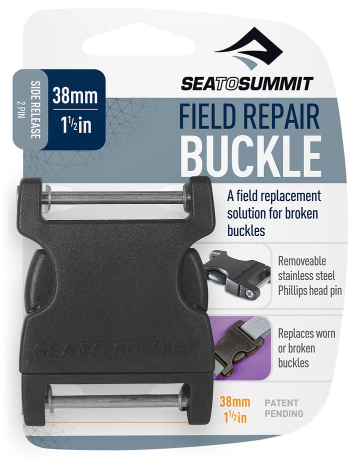 Sea To Summit Field Repair Buckle Side Release 38mm 1 Pin Black Sea To Summit Sea To Summit Field Repair Buckle Side Release 38mm 1 Pin Black Sea To Summit
