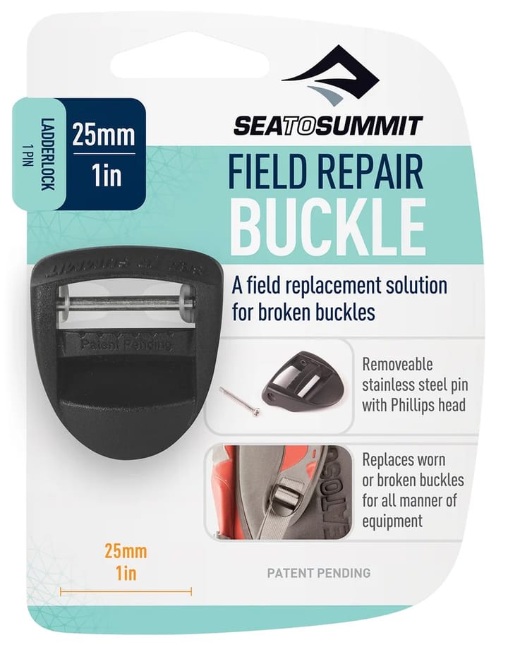 Sea To Summit Buckle 25mm Ladderlock 1 Pin  Black Sea To Summit