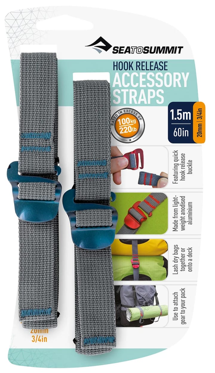 Sea To Summit Hook Release Accessory Strap 1,5m 20mm Blue Sea To Summit