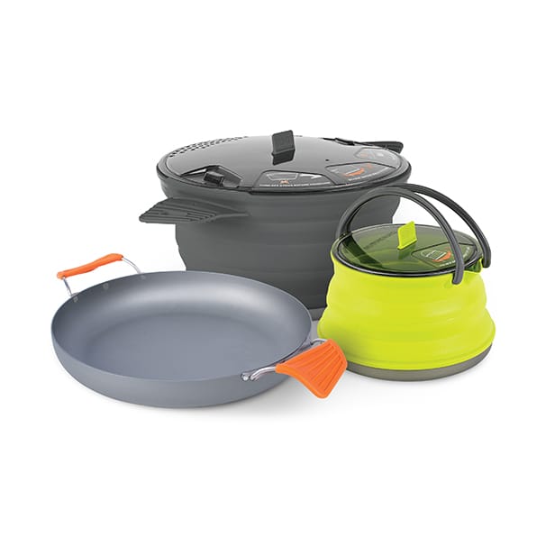 Sea To Summit X-Set32 3 Pc Orange Pan/Grey Pot/Lime Kettle Sea to Summit