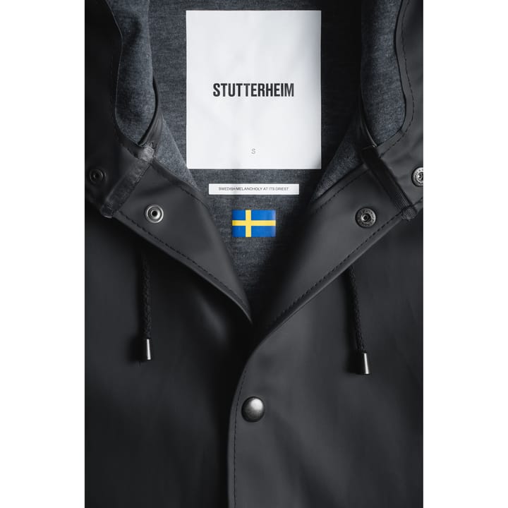 Stutterheim Stockholm Long Print Black Stutterheim