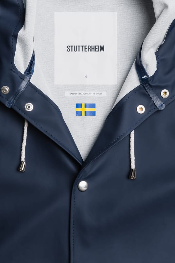 Stutterheim Stockholm Long Print Navy Stutterheim