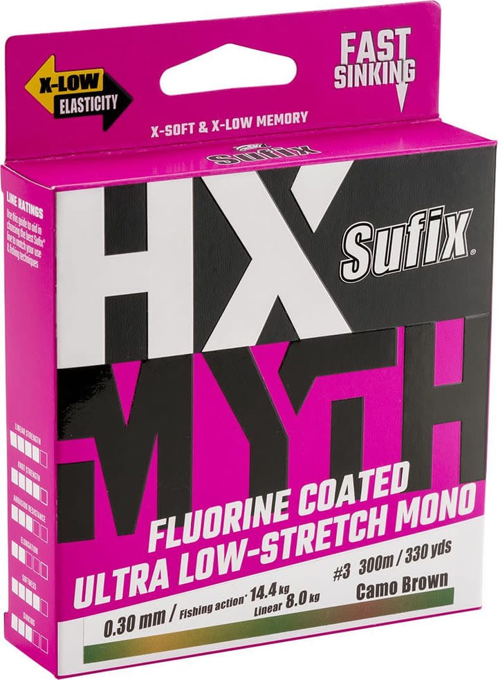 Sufix Hx-Myth Camo Brown Sufix