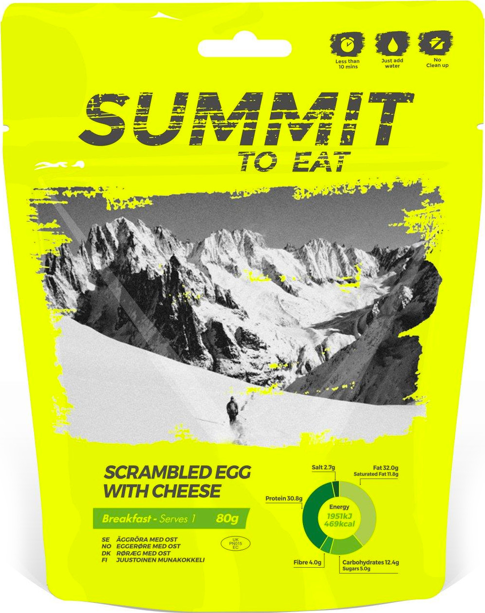 Summit to Eat Dinner Scrambled Egg Cheese Nocolour Friluftsmat OneSize