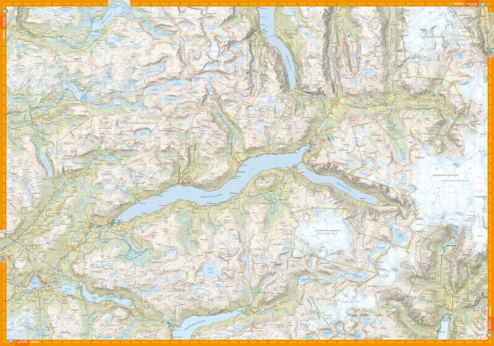 Calazo förlag Sunnfjord, Jølster & Førde 1:50 000 Hiking map Calazo förlag