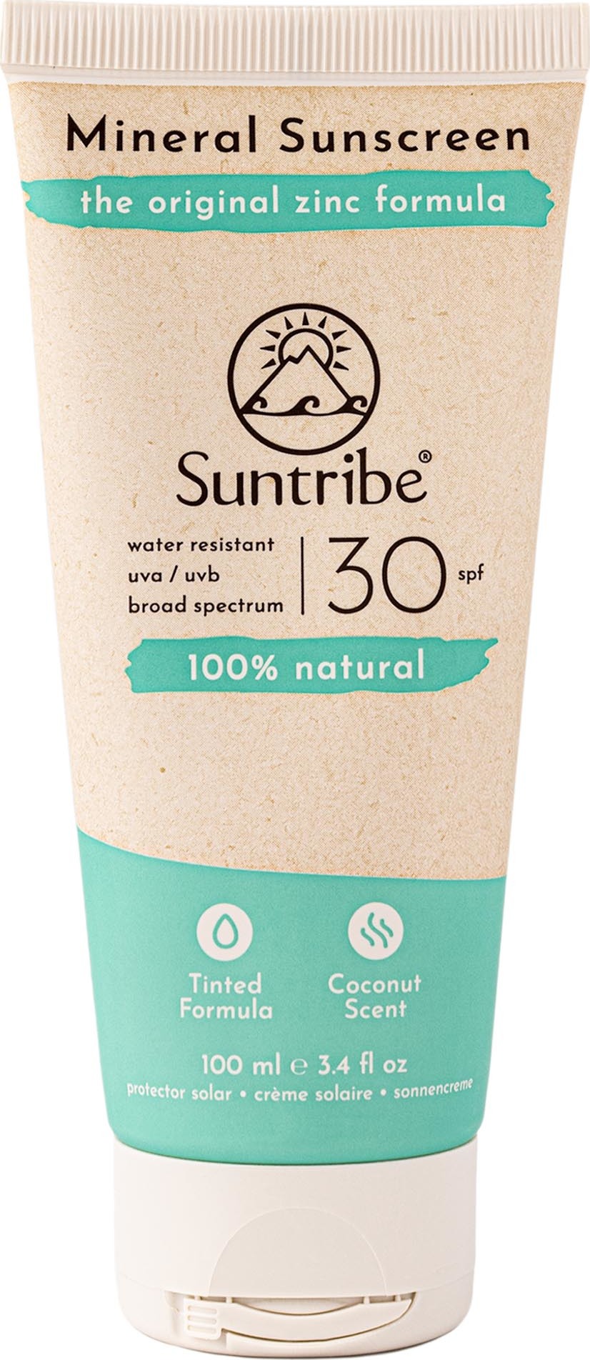 Suntribe Natural Mineral Sunscreen SPF 30 Tinted
