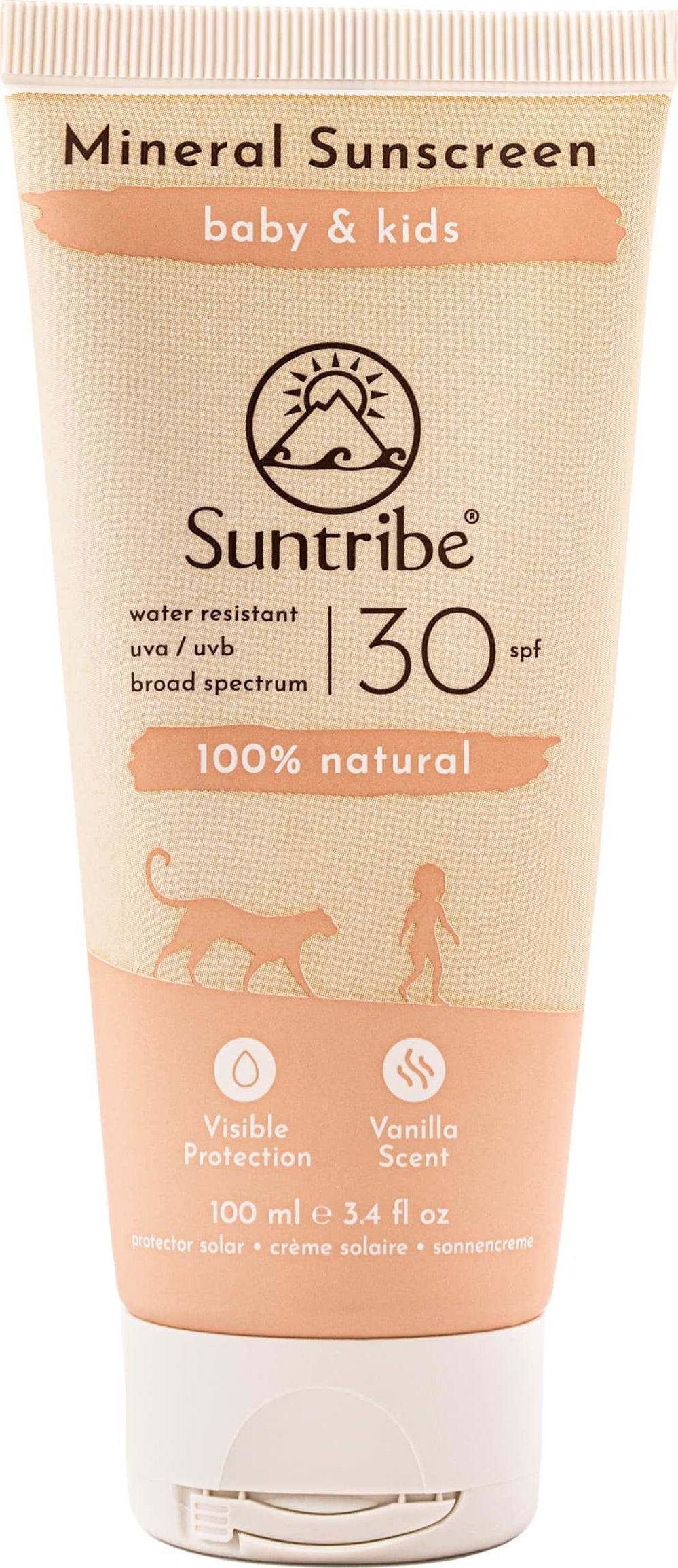 Baby and Kids Natural Mineral Sunscreen SPF 30 White