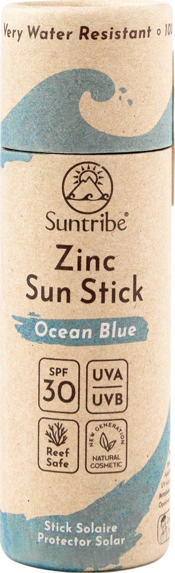Suntribe Natural Mineral Zinc Sun Stick SPF 30 Blue Suntribe