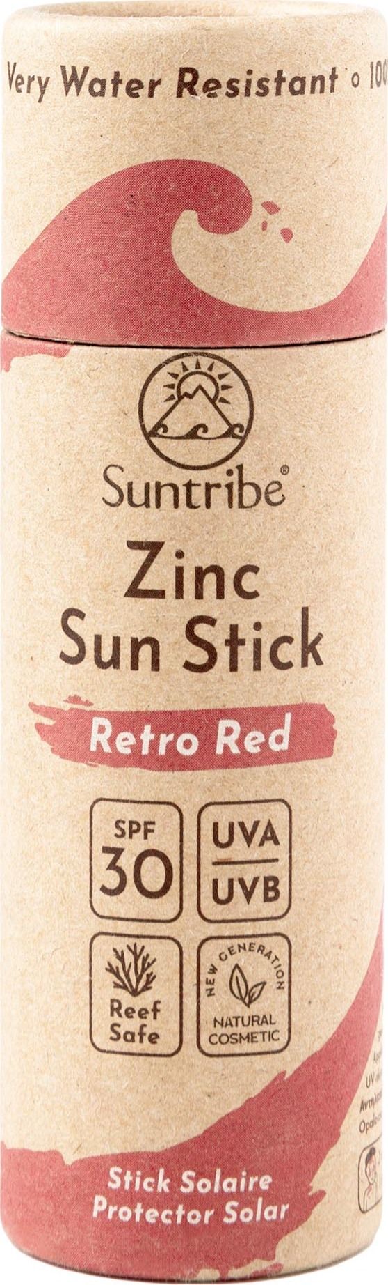 Suntribe Natural Mineral Zinc Sun Stick SPF 30 Red Suntribe