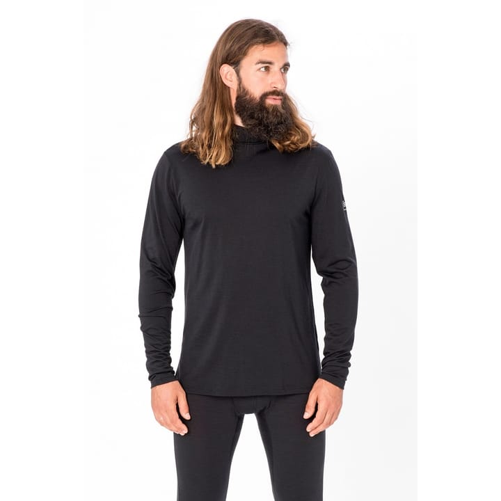 super.natural Men's Base Turtle Neck 175 Jet Black super.natural