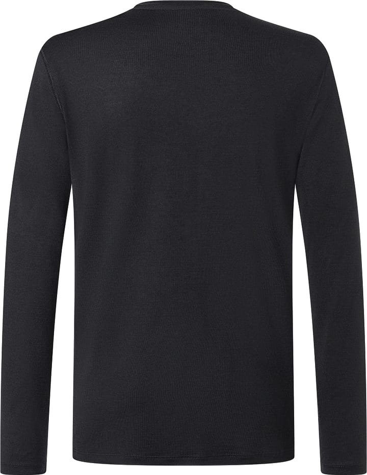super.natural Men's Arctic230 Long Sleeve Jet Black super.natural