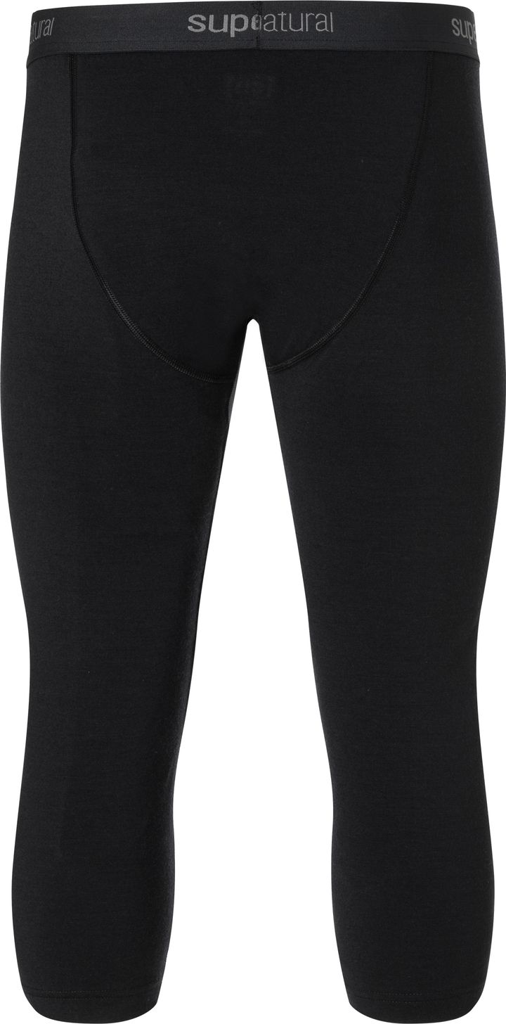 super.natural Men's Arctic230 Tight 3/4 Jet Black super.natural