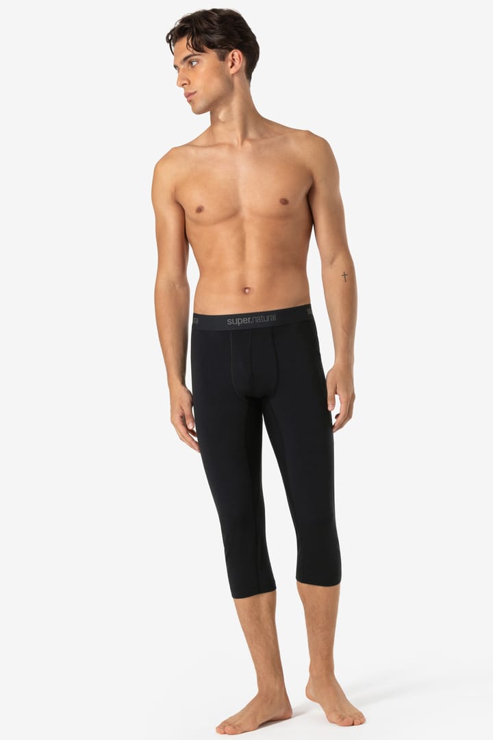 super.natural Men's Arctic230 Tight 3/4 Jet Black super.natural