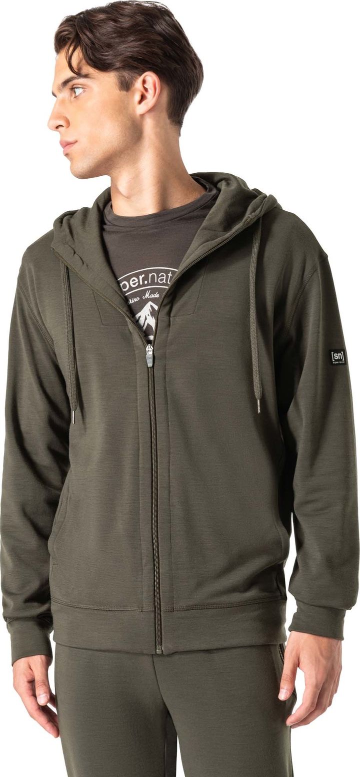 super.natural Men's Everyday Hoodie Black Ink super.natural