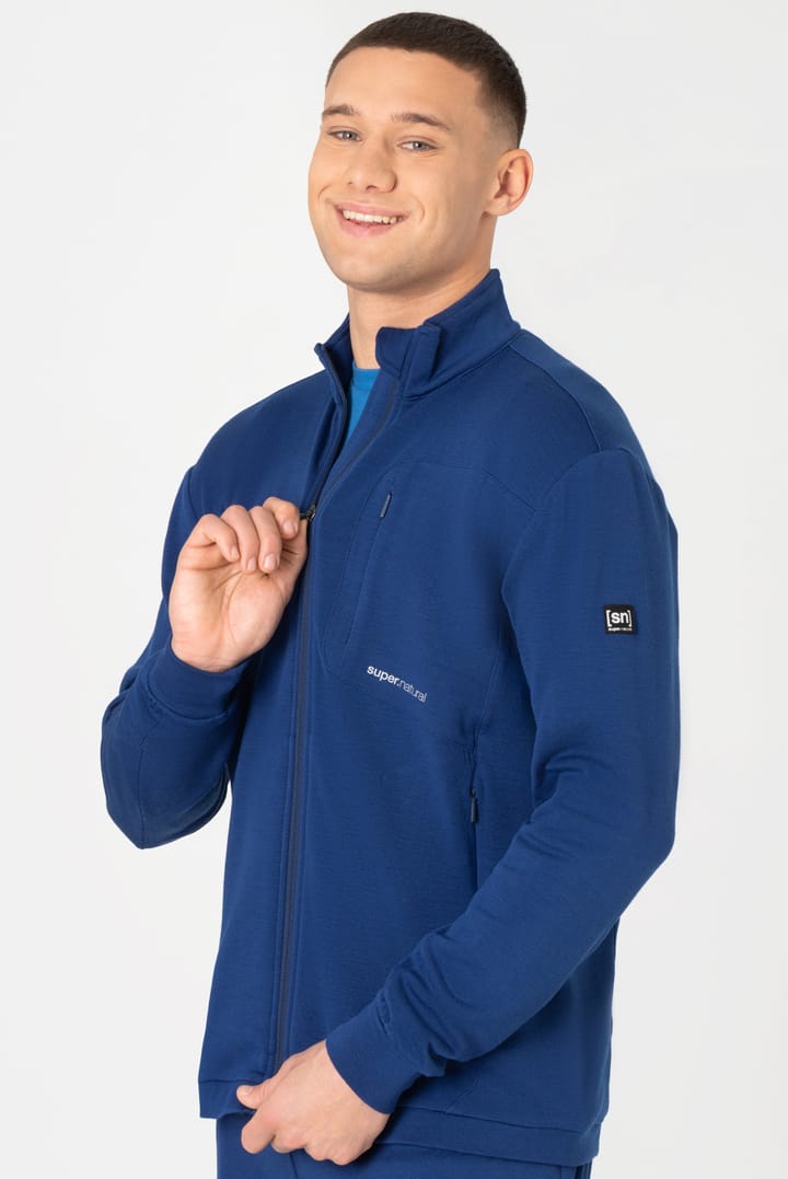 Men's Motion Jacket Blue Depths super.natural