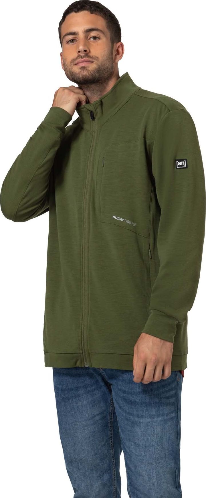 super.natural Men's Motion Jacket Rifle Green super.natural