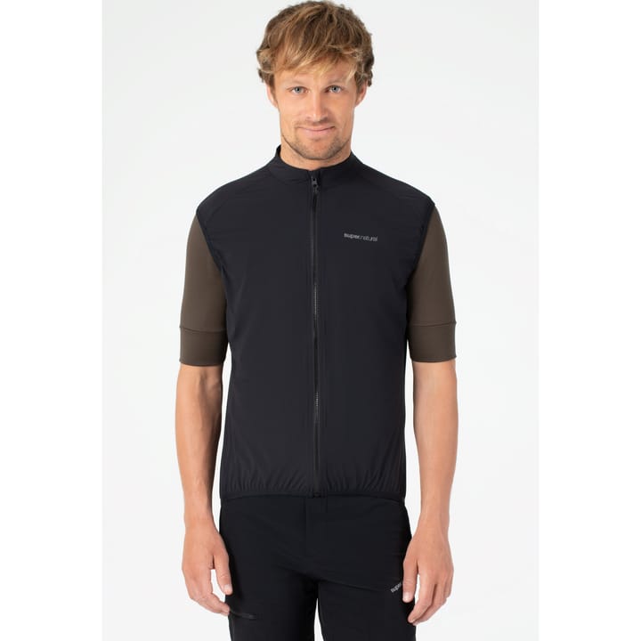 super.natural Men's Unstoppable Gilet Jet Black super.natural