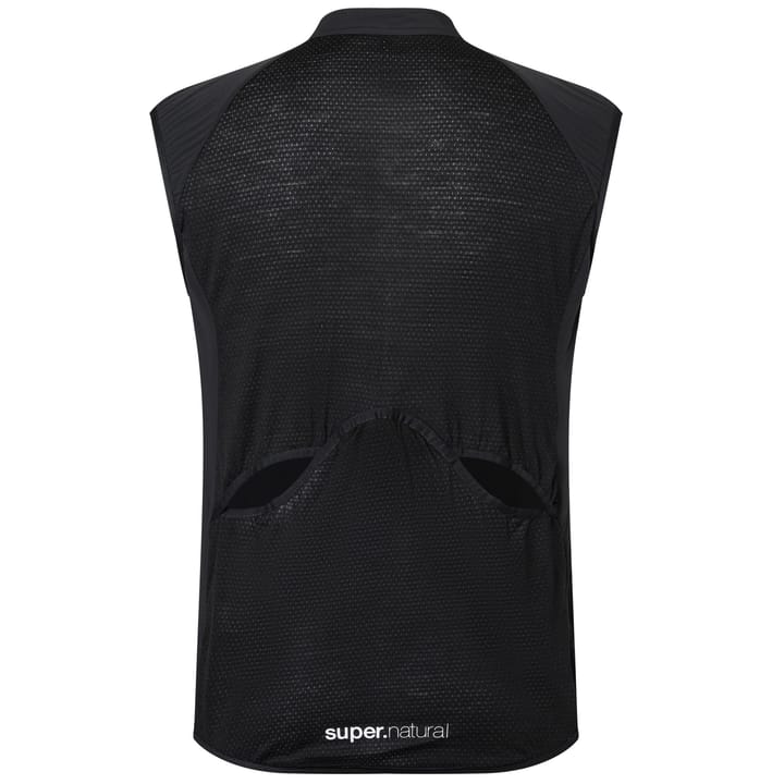 super.natural Men's Unstoppable Gilet Jet Black super.natural
