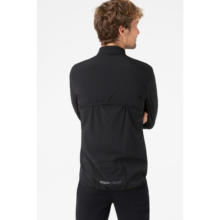 super.natural Men's Unstoppable Windbreaker Jet Black super.natural super.natural Men's Unstoppable Windbreaker Jet Black super.natural