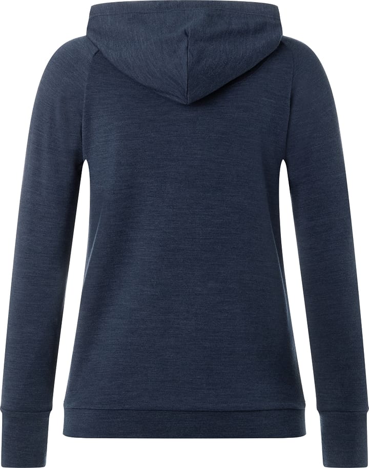 Women's Essential Zip Hoodie Blue Iris Melange super.natural