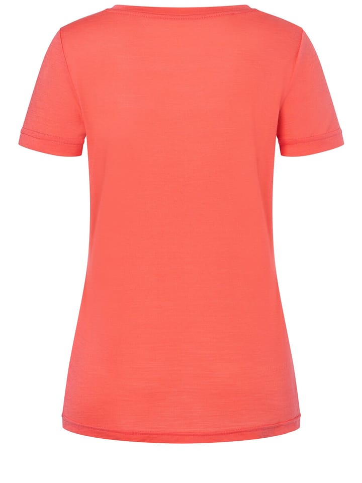 Women's 3D Signature Tee Living Coral/Jet Black super.natural