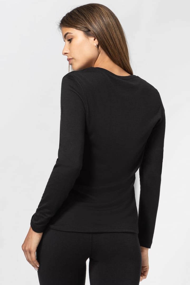 super.natural Women's Arctic230 Long Sleeve Jet Black super.natural